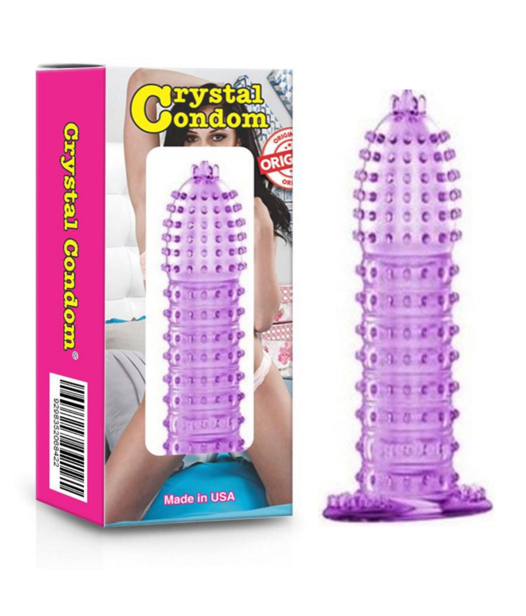 Silicon Crytal Condom Freaky Fun Silicon Crytal Condom Freaky Fun