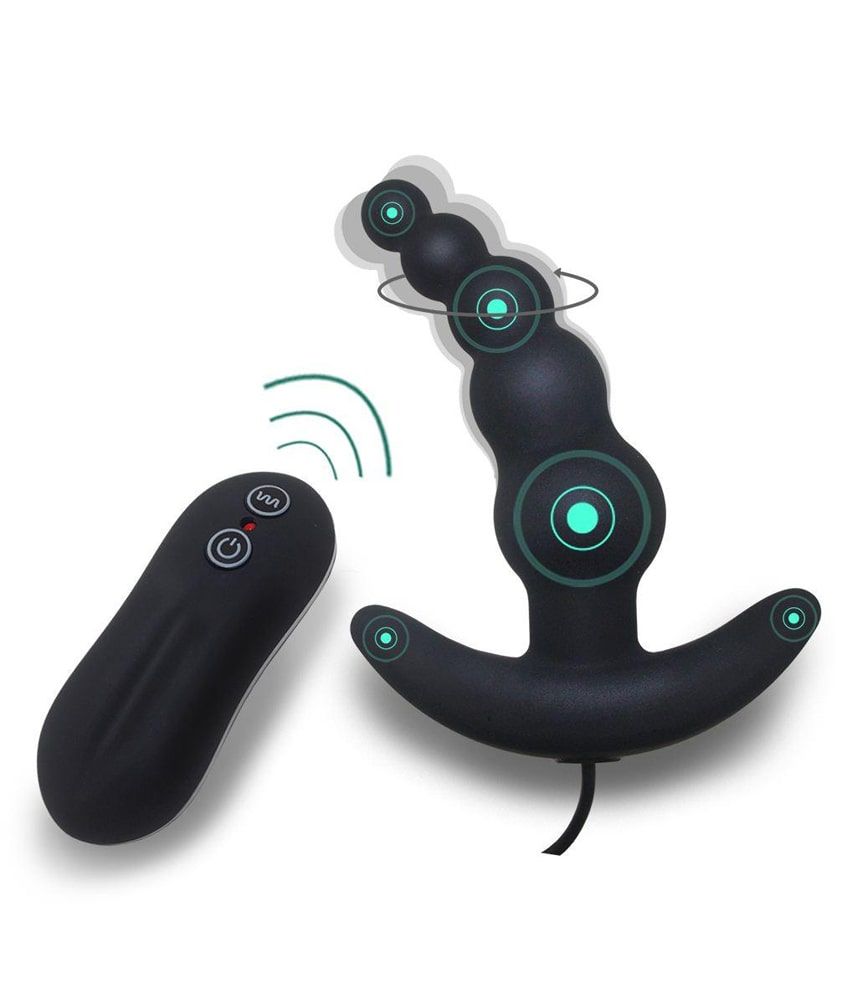 Remote controled Anal Bead Vibrator - Freaky Fun