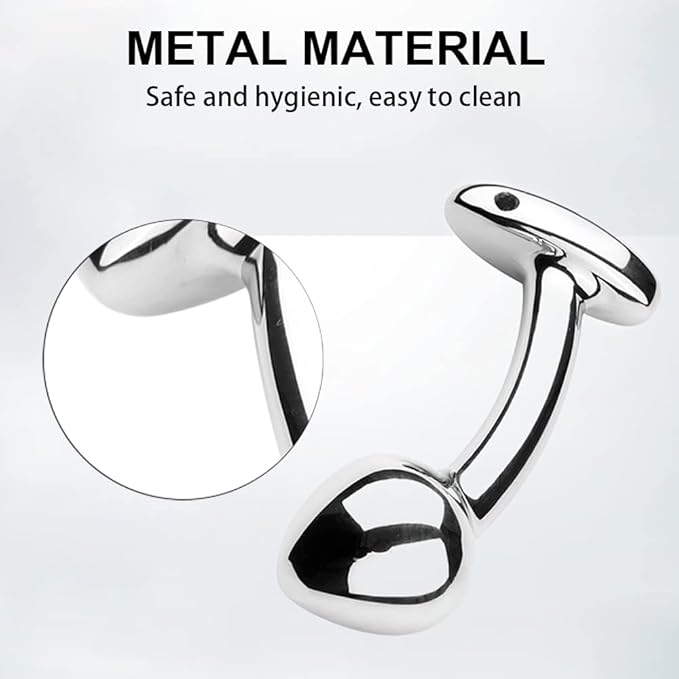 Curved Anal Plug Stainless Steel