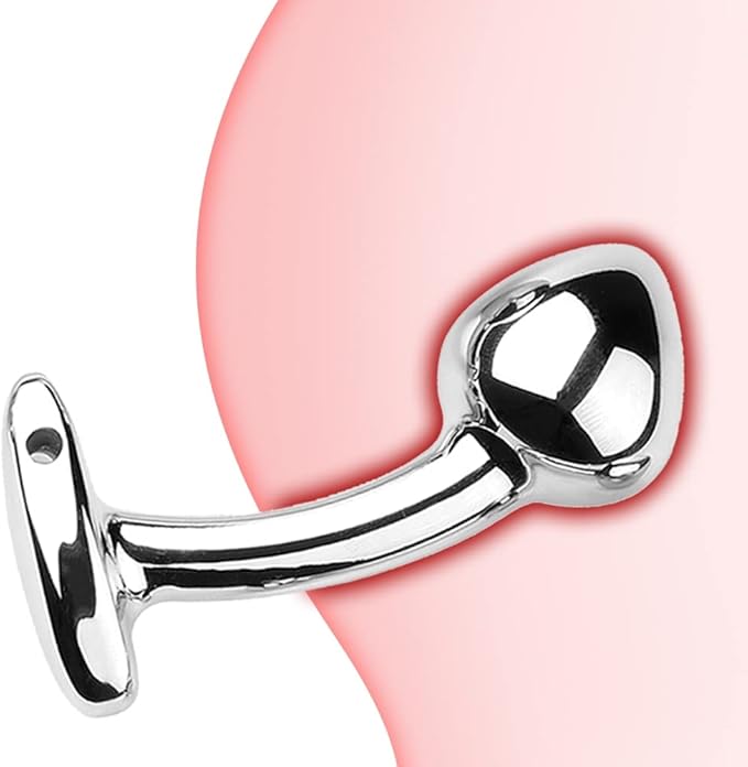 Curved Anal Plug Stainless Steel