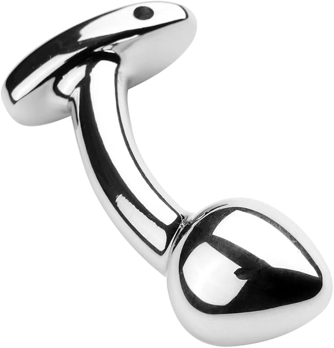 Curved Anal Plug Stainless Steel