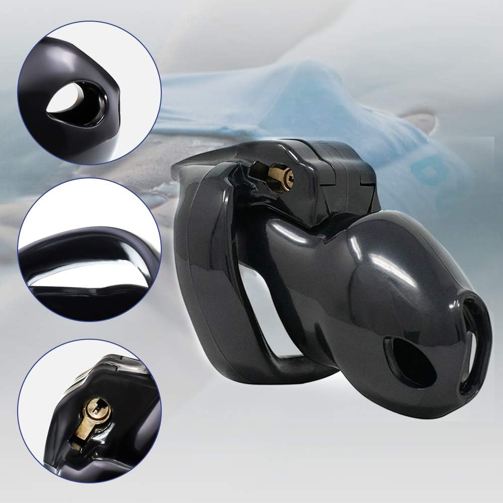 Black Medium Chastity Cage