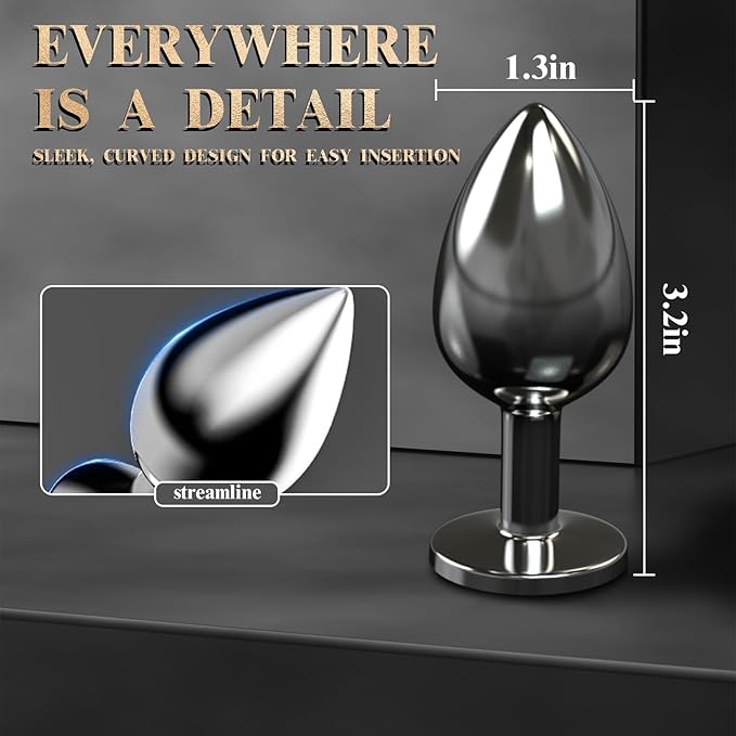 Plug Fun. Use Stainless Steel Butt Plug – Freaky Fun