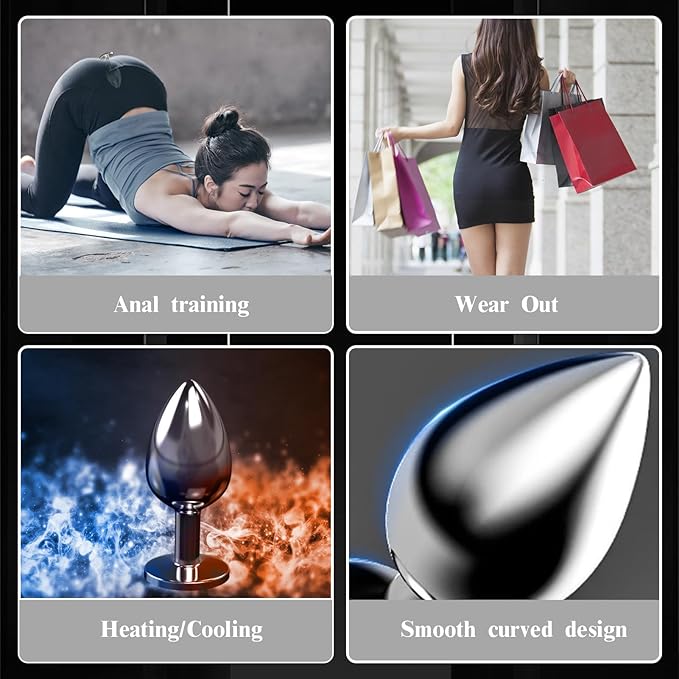 Stainless Steel Butt Plug - Freaky Fun