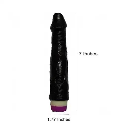 Black Vibrating Dildo