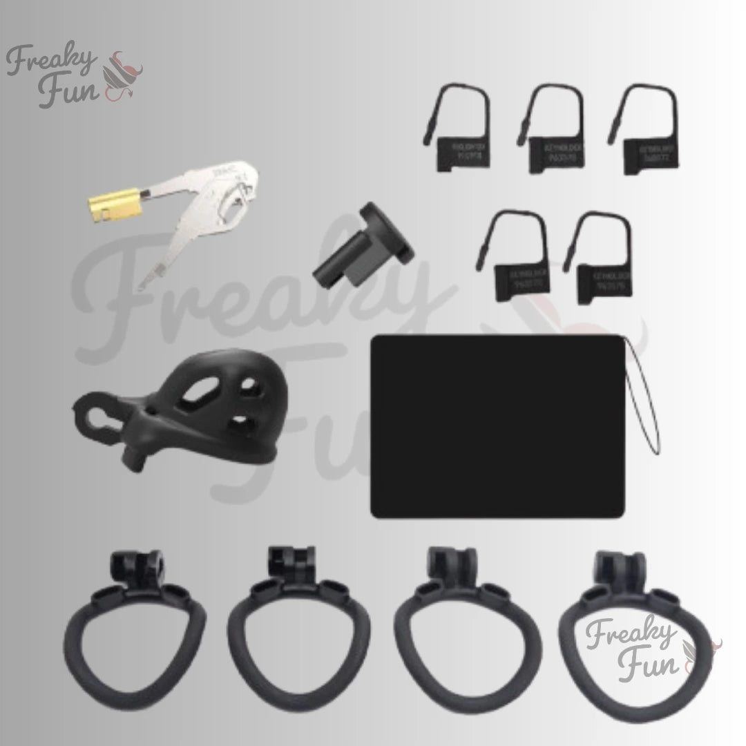 Black Mini Chastity Cage