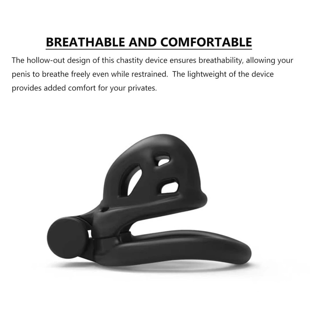 Black Mini Chastity Cage