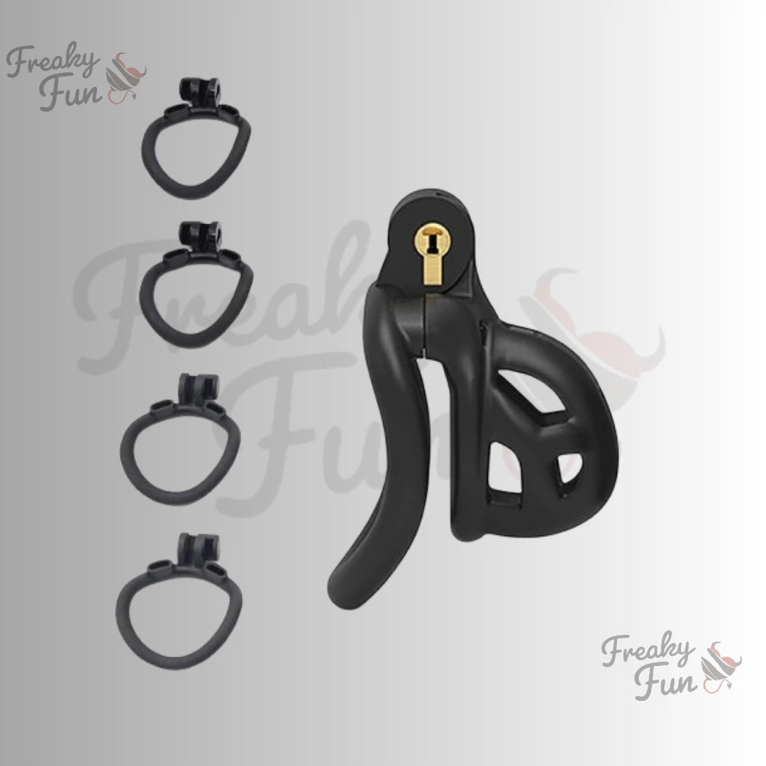 Black Mini Chastity Cage
