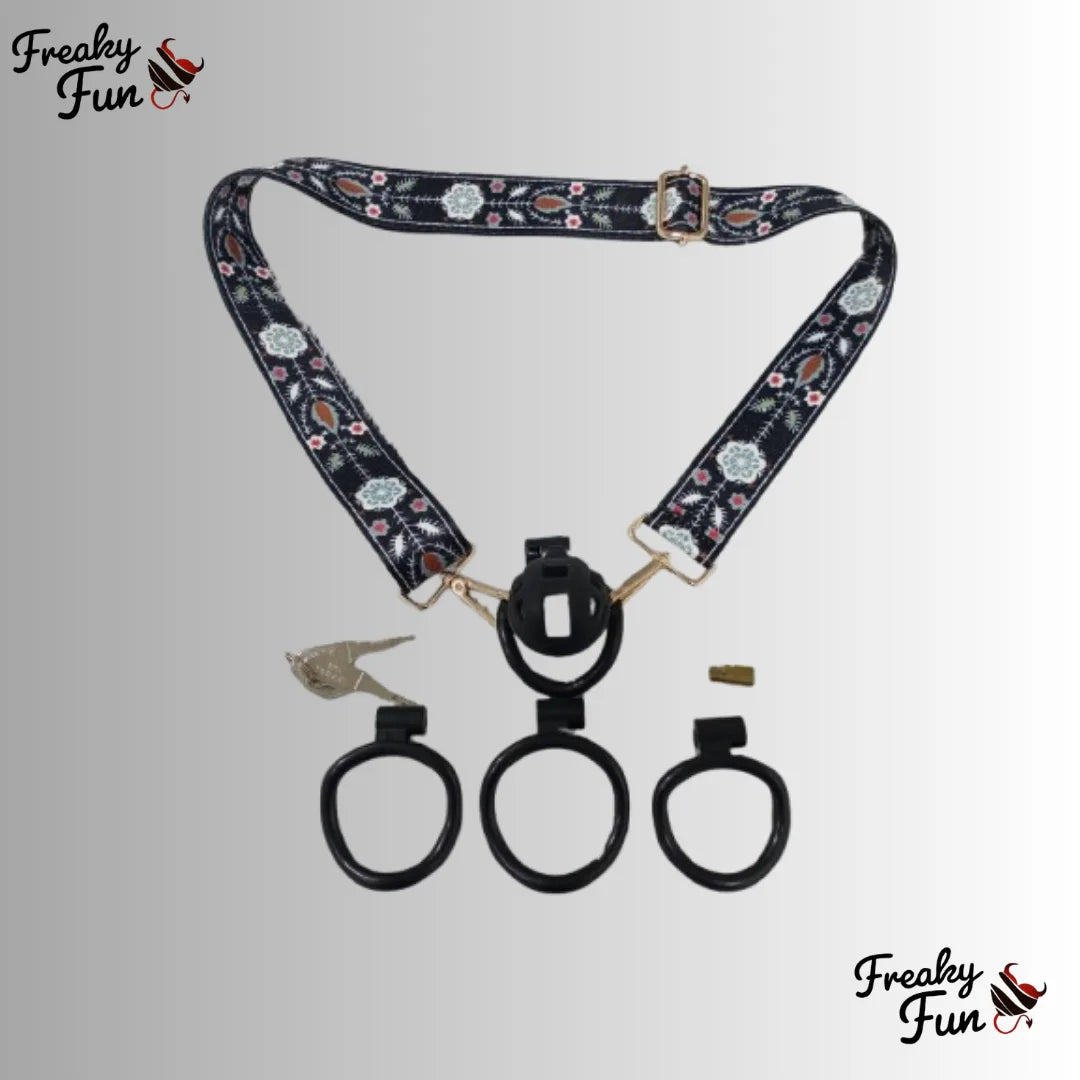 Chastity Cage with Belt