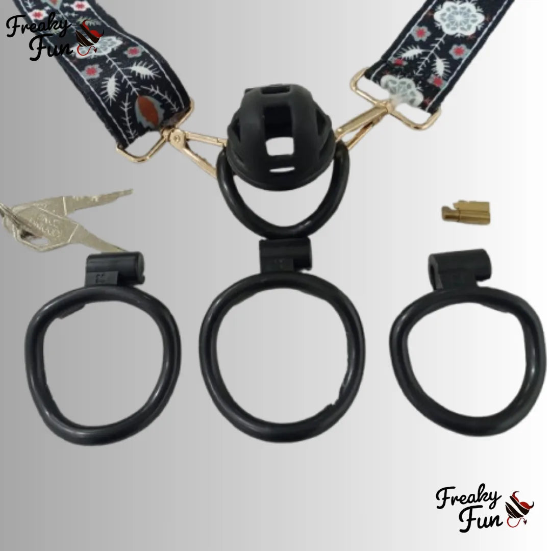 Chastity Cage with Belt