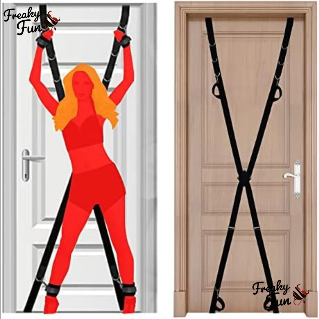 Door Harness with hand and leg-cuffs