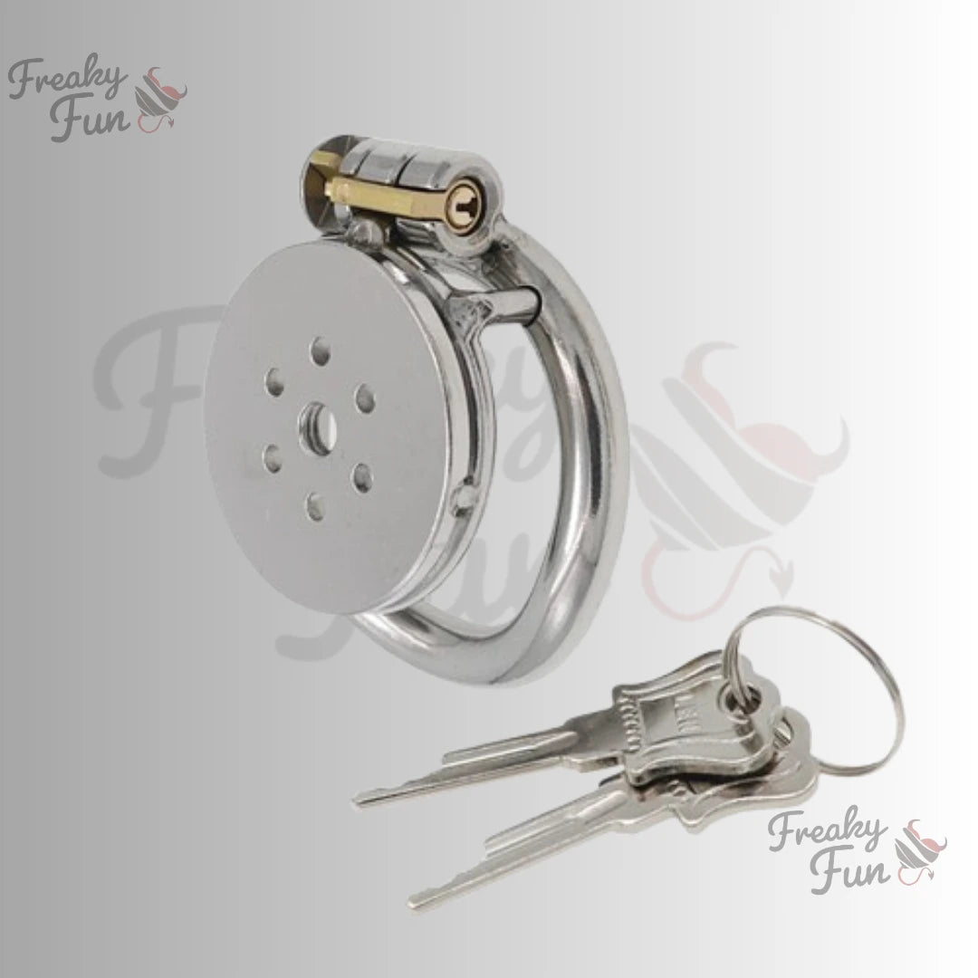 Flat Chastity Cage For Men