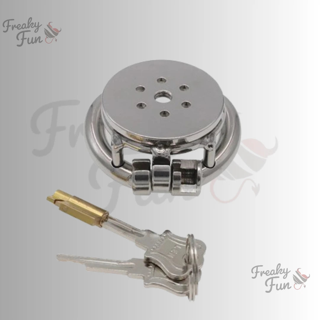 Flat Chastity Cage For Men