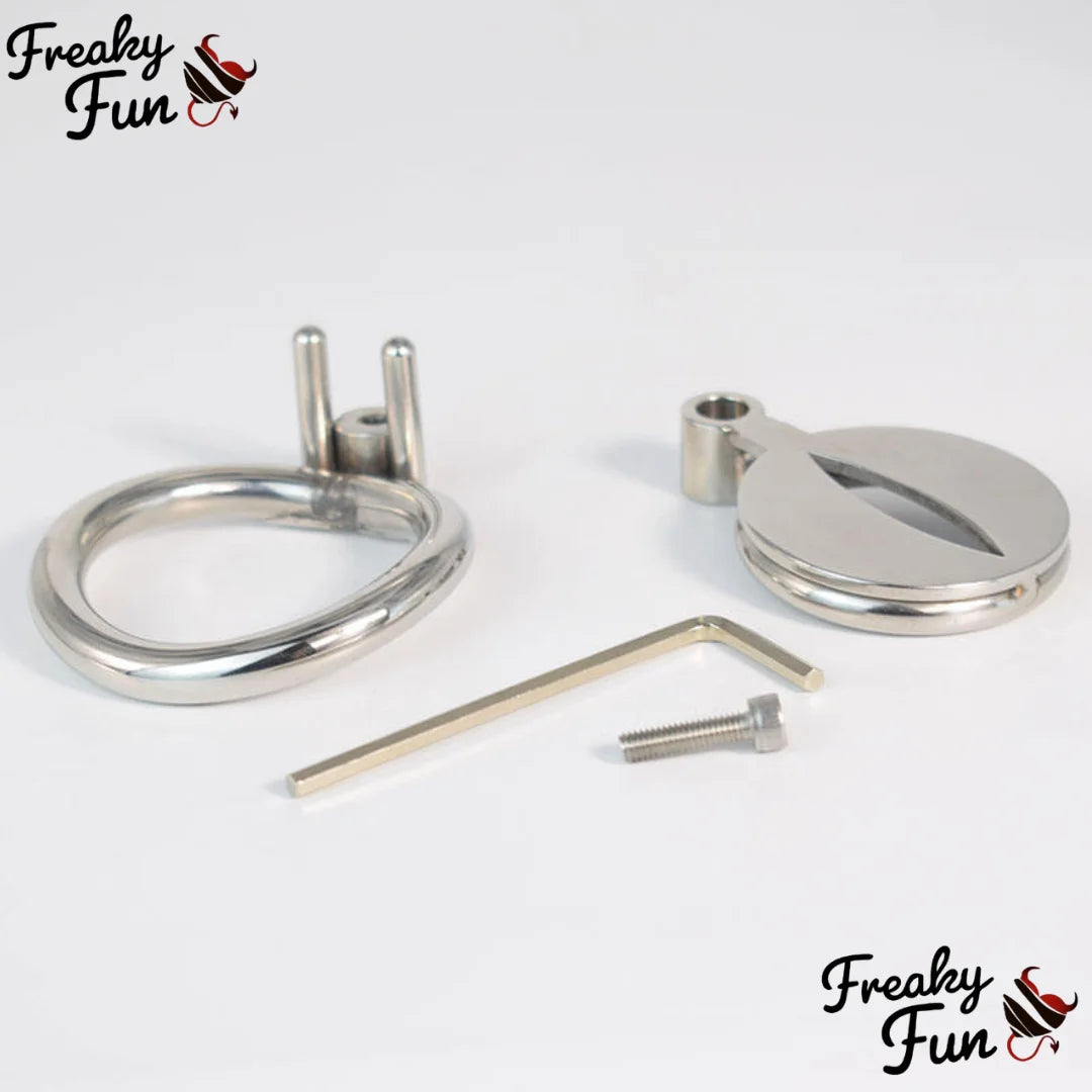 Flat Chastity Cage In Pussy Shape