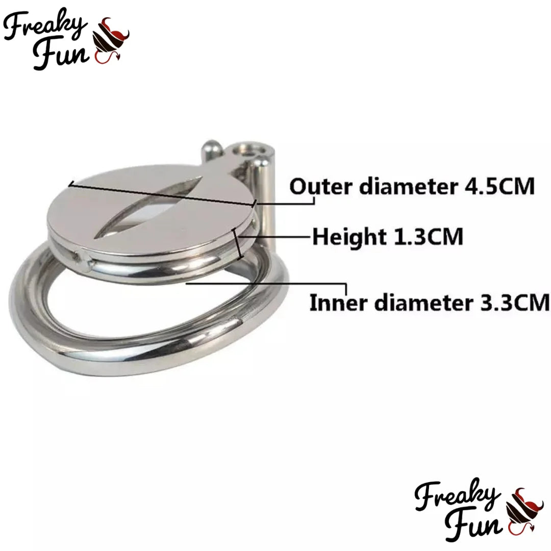 Flat Chastity Cage In Pussy Shape