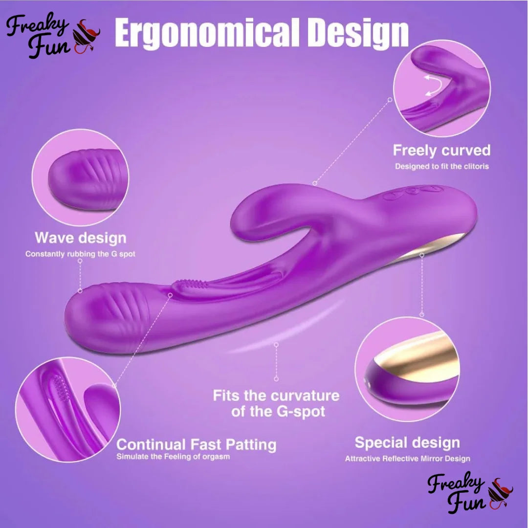 G-spot Vibrator with Tapping Tongue