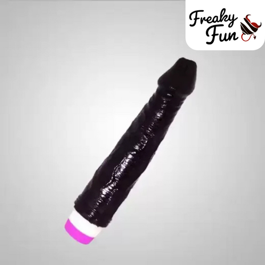 Black Vibrating Dildo