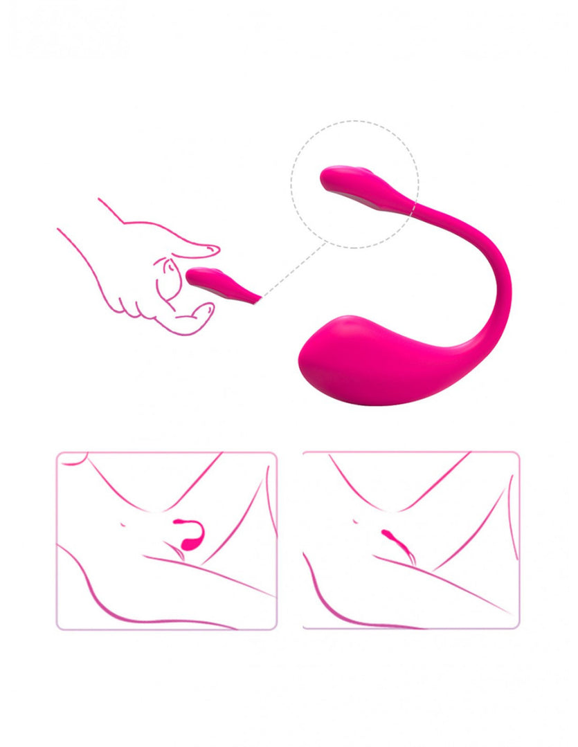 Love Rush Vibrator Controlled With Mobile App - Freaky Fun