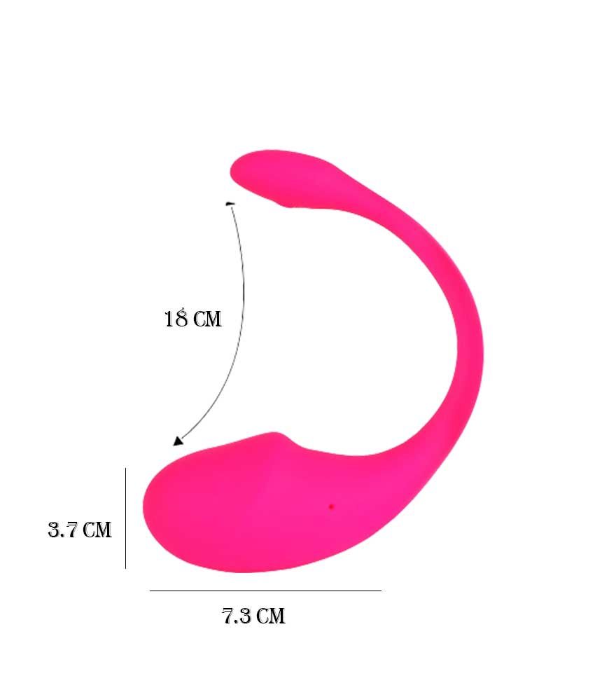 Love Rush Vibrator Controlled With Mobile App - Freaky Fun