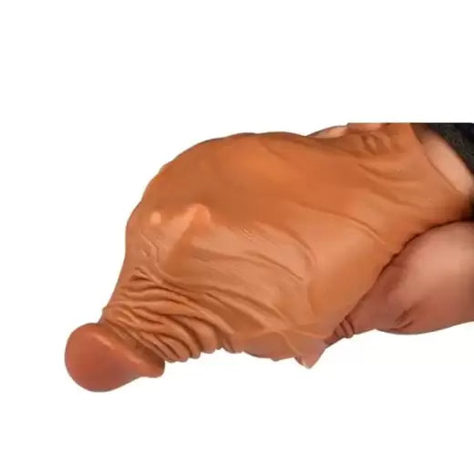 Realistic Penis Extender Sleeve - Freaky Fun