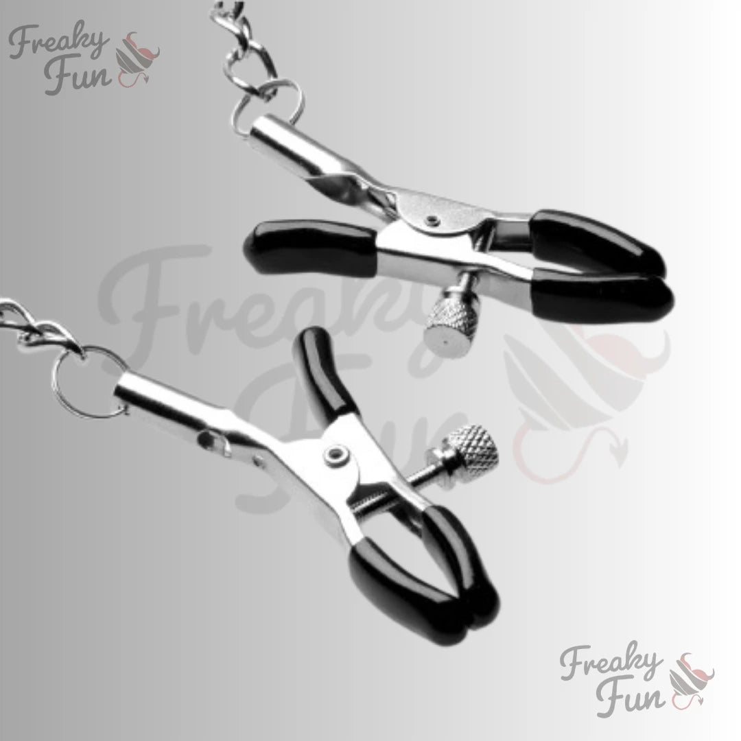 Nipple Clamps with Mouth Gag