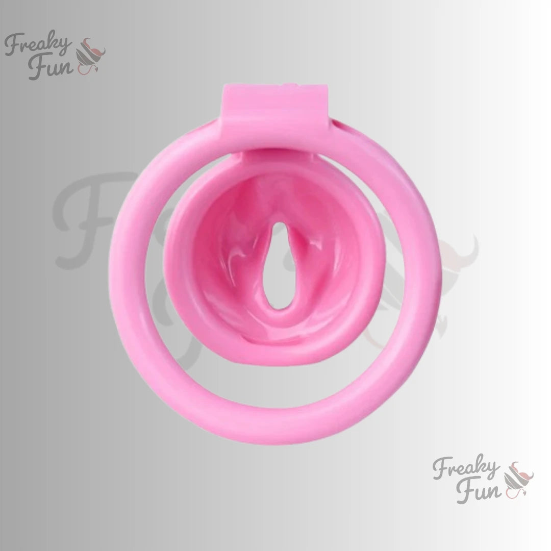 Pink Sissy Chastity Cage