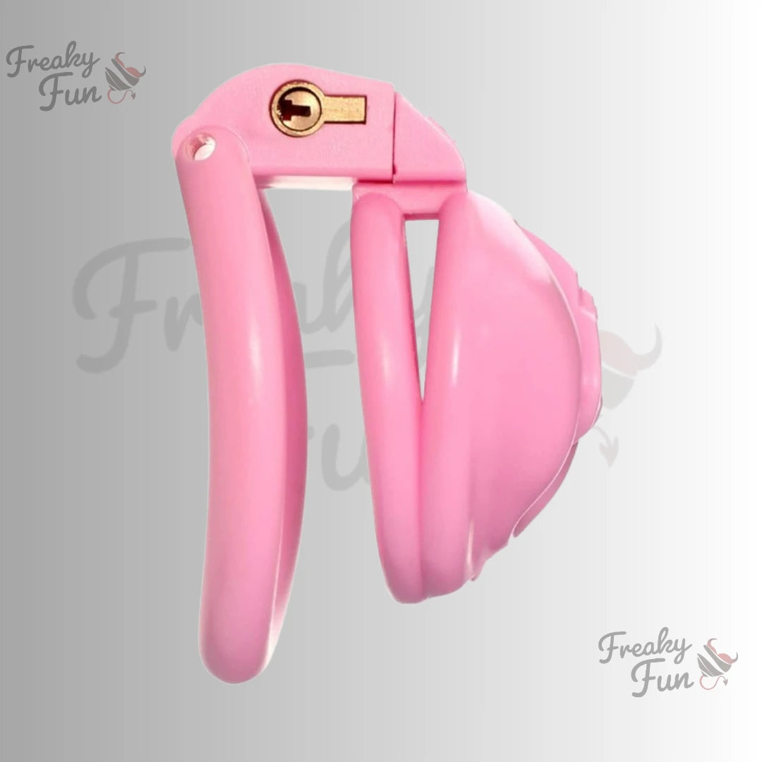 Pink Sissy Chastity Cage