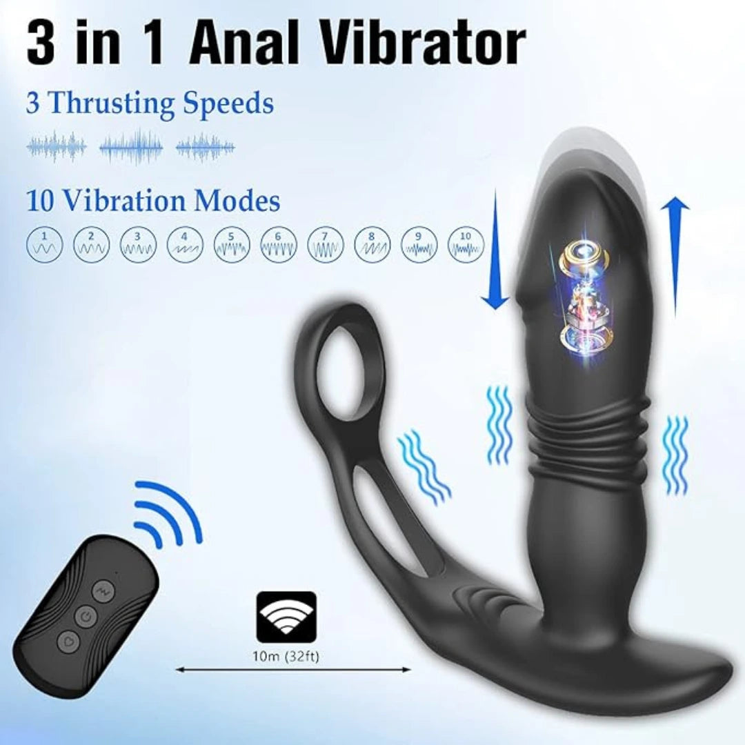 Remote Controlled Prostate Massager for Men