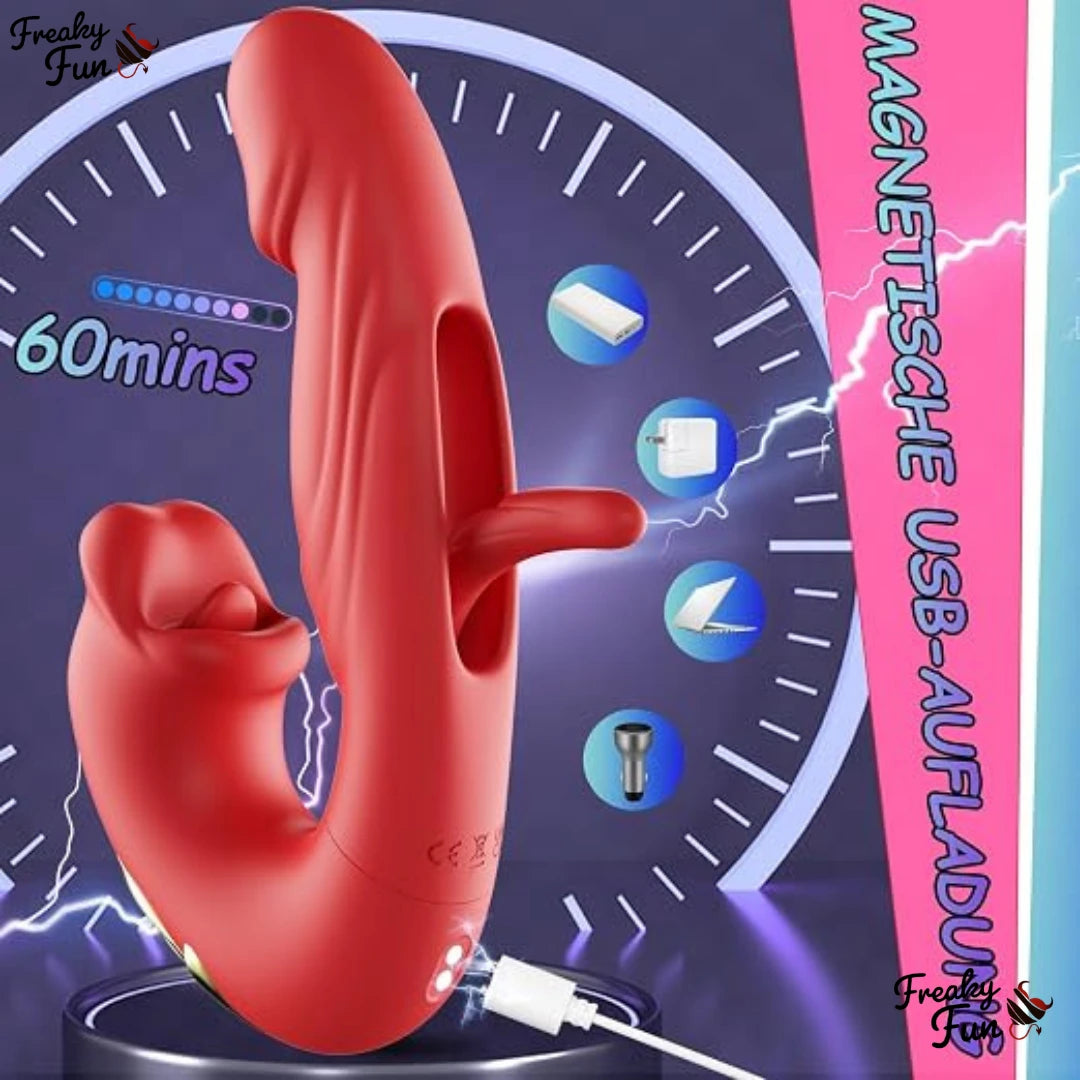A Red Lip Vibrator