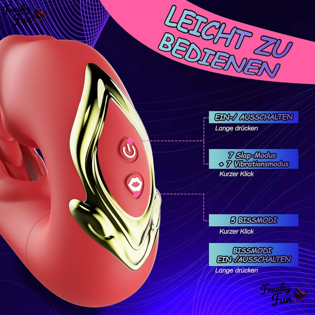 A Red Lip Vibrator