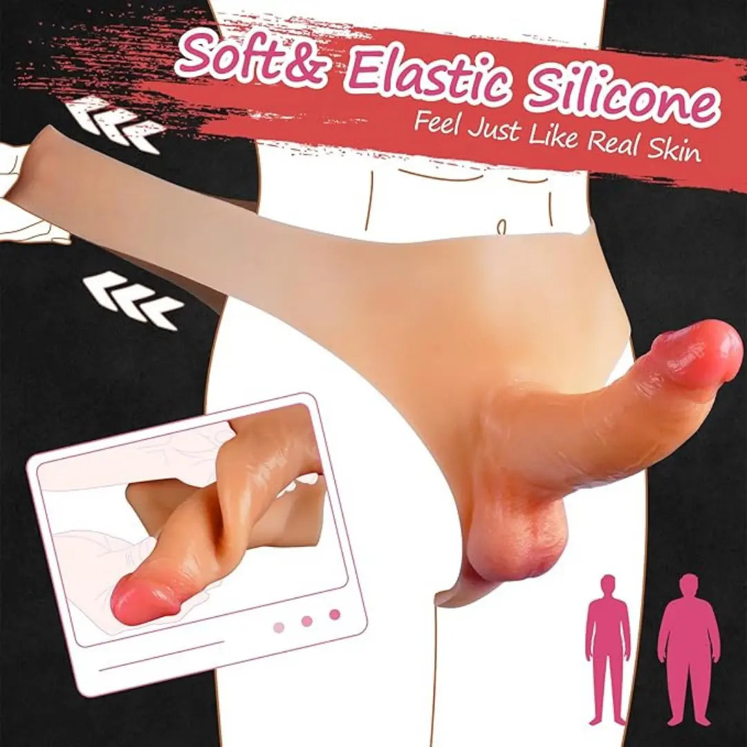 Realistic Hollow Wearable Dildo