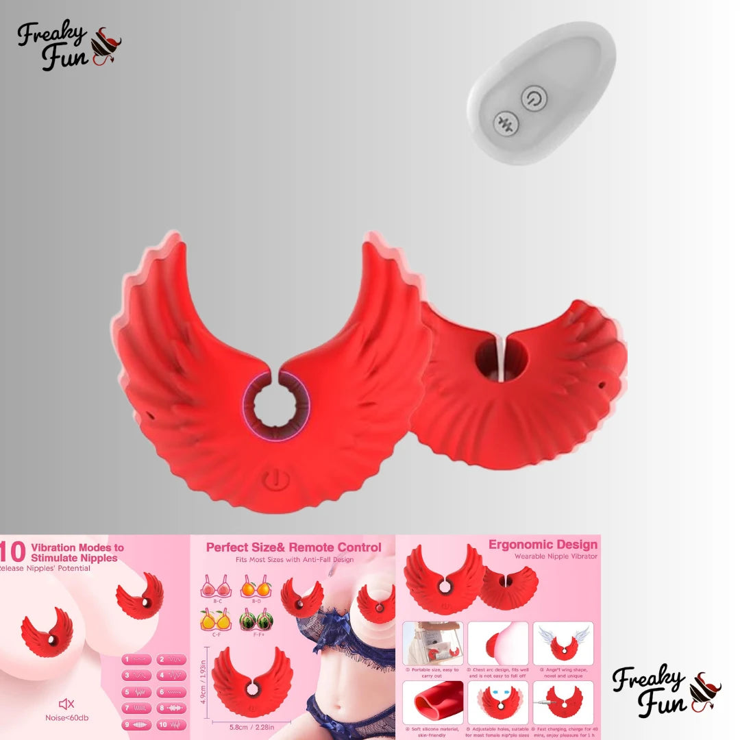 Red Wings Nipple Clamps