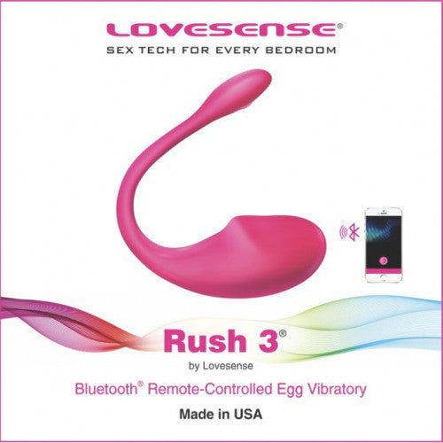 Love Rush Vibrator Controlled With Mobile App - Freaky Fun