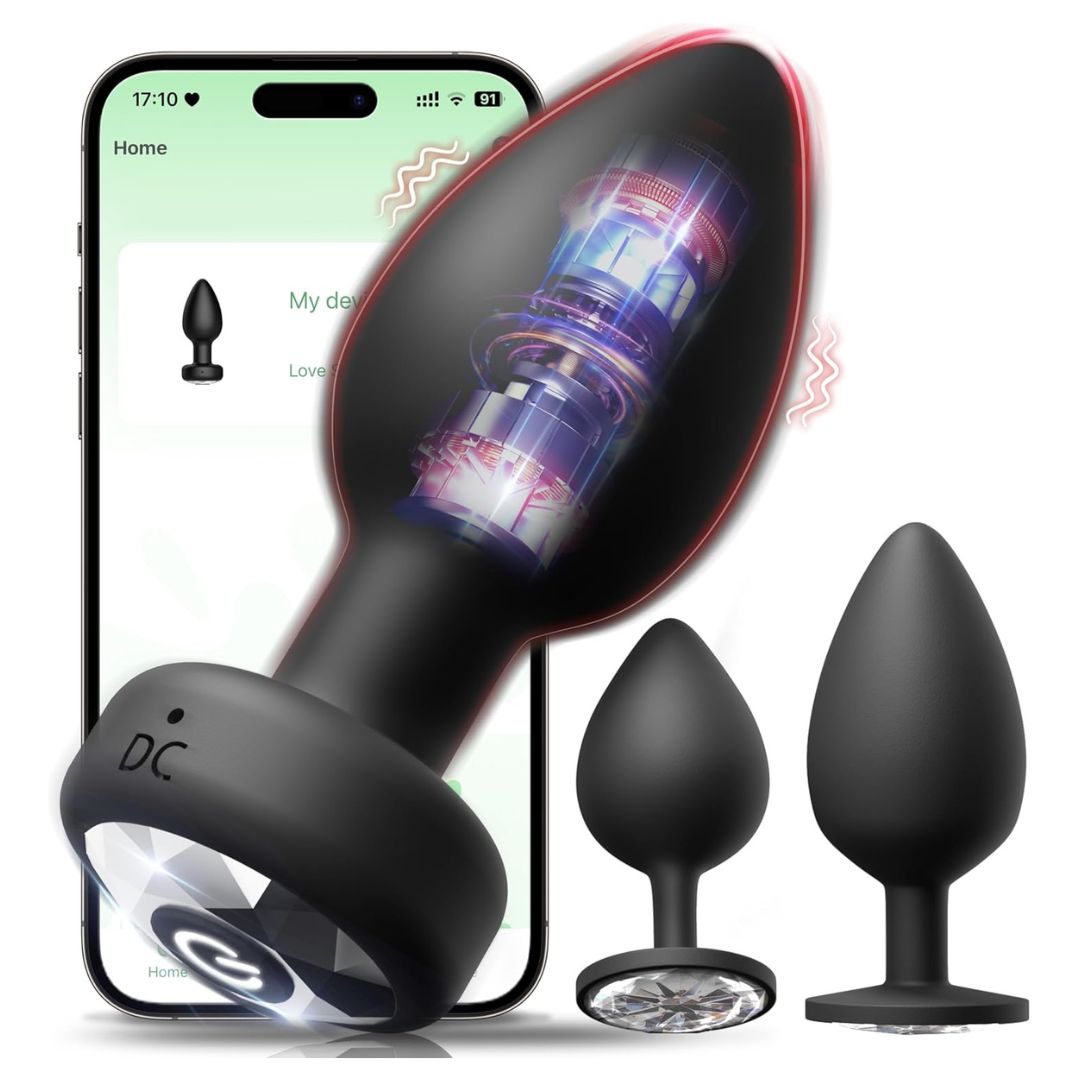 Mobile App Vibrating Anal Plug For Women and Men - Freaky Fun