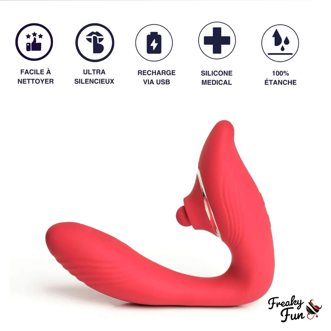 Vibrator for Pussy with Clitoral Stimulator